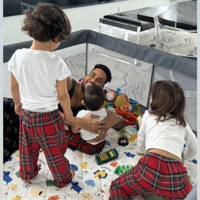 Romeo Santos is a doting father of four.